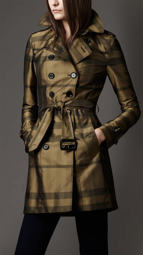 burberry ladies technical twill coat|Mid.